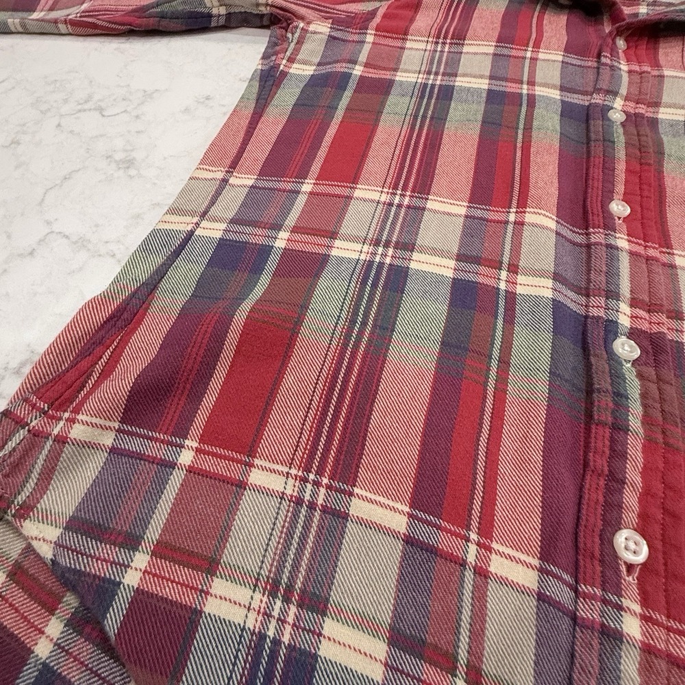 Polo Ralph Lauren Women's S Plaid Flannel Button Down Shirt - Picture 4 of 12